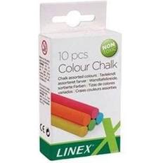 Linex Tavlekridt Linex Farve 10stk Assorteret
