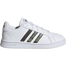 Adidas EVA Trainers adidas Kid's Grand Court Camouflage - Cloud White/Core Black/Carbon