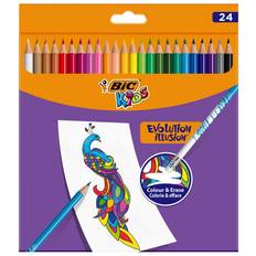Bic Farveblyanter Bic Evolution Illusion Farveblyanter sæt 24 stk