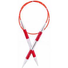 Knitpro SmartStix Rundpinde Aluminium 40cm Rød 2,25mm