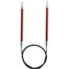 Knitpro Zing Agujas de Tejer Circulares 80 cm x 5,50 mm Metal Marrón 5,5