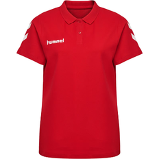 Hummel Vrouw Polo's Hummel Damespolo HmlGO Cotton - Rouge