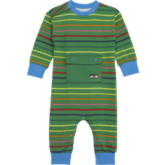 A righe Tute intere adidas Infant X Classic Lego Onesie - Core Green/Bright Blue (H65343)