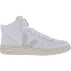 Veja Vrouw Schoenen Veja V-15 Leather Extra Hoge Sneakers - Grijs