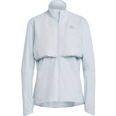 Fitness & Gym - Wit Jassen Adidas Own The Run Soft Shell Jacket - Halo Blue