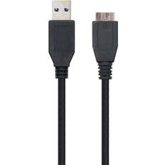 Ewent USB A-USB Micro B 3.0 1.8m