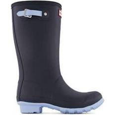 Hunter Wellingtons Hunter Big Kid's Insulated Wellington Boots - Navy/Blue Frost