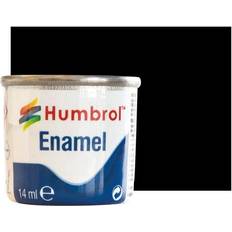 À base d'eau Peintures Émail Humbrol Peinture Noir Mat HU033