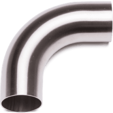 Lemvigh-Müller Bøjning 90° SWG LANG 304 SATIN Ø76X1,6
