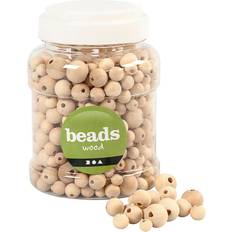 Creativ Company Wooden Beads Bucket 400ml