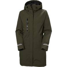 M - Polyamid Regntøy Helly Hansen W Adore Insulated Rain Coat - Utility Green