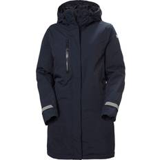 Femme Imperméables Helly Hansen Veste Imperméable Isolée Femme Adore - Bleu