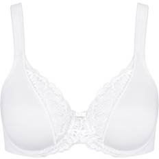 Triumph Modern Lace Cotton Wired Bra - White