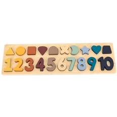 Magni Puslespil Magni Number & Shape 20 Pieces