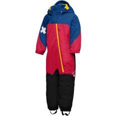 9-12M Tunnare overaller Barnkläder Gneis Minishape Winter Overall - Red/Blue (18100)