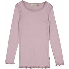 Wheat Rib T-Shirt Lace LS - Dusty Lavender (0151e/4151e-007-1149)