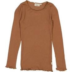 Wheat Rib T-Shirt Lace LS - Acorn (0151e-007-9003)