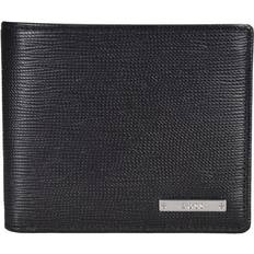 HUGO BOSS Wallets HUGO BOSS Italian Leather Wallet With Logo Plate - Black