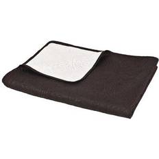 Überdecken vidaXL 132963 Überdecke Braun (240x220cm)