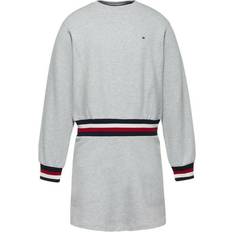 Tommy Hilfiger Global Stripe Knit Dress - Light Grey Heather (KG0KG06215)