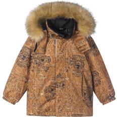 Reima cinnamon Reima Kid's Reflective Winter Jacket Sprig - Cinnamon Brown (521639-1492)