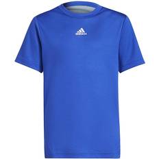 XXL T-shirts adidas Aeroready T-shirt Kids - Green/Semi Screaming Green/White