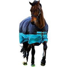 Horseware Mio Lite outdoordeken, 0g, Black/Turquoise Blue