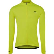 Dhb Long Sleeve Thermal Jersey Men - Fluro Yellow