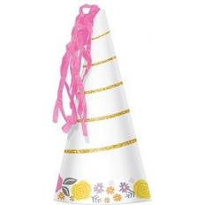 Unicorn Amscan 251929 Magical Birthday Party Horn Hats 8 Pack