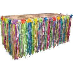 Fête Nappes Boland Jupe de Table Hawaïenne Multicolore