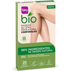 Épilations Bio Natural 0% bandas de cera corporales depilatorias 20 u