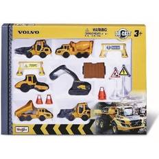 Maisto Giocattoli Maisto M12376 Volvo Baufahrzeuge Playset Construction Set, Yellow