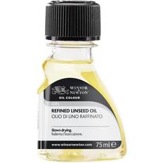 Oliemaling på tilbud Winsor & Newton W&N Refined Linseed Oil 75 ml