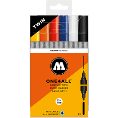 Twin marker set Molotow One4All Acrylic Twin Pump Marker Basic Set 1 (6)
