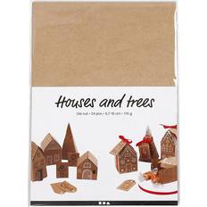 Creativ Company Houses and Trees Cardboard Set