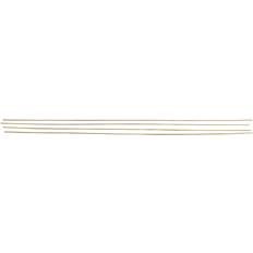 Kobber Hobbymaterialer Creativ Company Metalstang, L: 45 cm, diam. 2 mm, messing farve, 5 stk. 1 pk