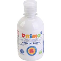 Primo Tekstilmaling, hvid, 300 ml