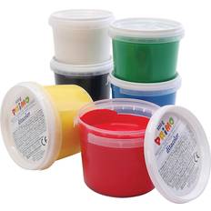 A base d'acqua Pitture PRIMO finger paint, assorted colours, 6x100 ml/ 1 pack