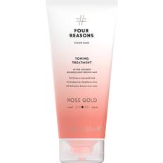 Rose gold hårfärg Four Reasons Color Mask Intense Toning Treatment Rose Gold 200ml