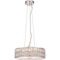 Crystal Pendant Lamps Endon Lighting Verina Pendant Lamp 38cm