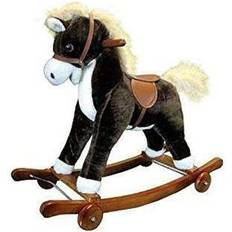 Bois Chevaux à bascule BigBuy Rocking Horse 74 x 63cm