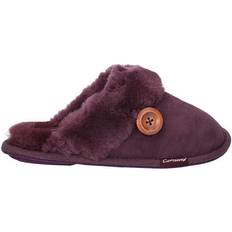 Purple - Women Slippers Cotswold Lechlade Sheepskin Mule - Purple