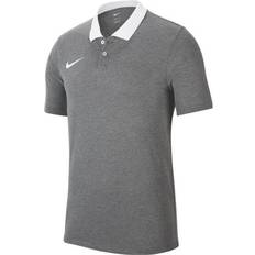 Fußball - Grau Poloshirts Nike Dri-FIT Park 20 Polo Shirt Men - Charcoal Heather/White/White