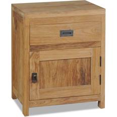 Teak Bedside Tables vidaXL 244484 Bedside Table 30x40cm