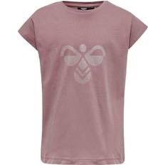 Glitter T-shirts Hummel Diez T-shirt S/S - Twilight Mauve (212440-8719)