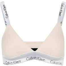 Calvin Klein Modern Cotton Unlined Convertible Metallic Bralette - Beechwood