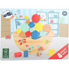 Jouets d'Équilibre Small Foot jeu d'équilibre à bascule en bois 17 pièces