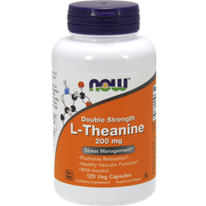 Now foods l theanine Now Foods Double Strength L-Theanine 200mg 120 stk