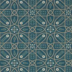 Morris & Co Brophy Trellis Deep Teal 216699