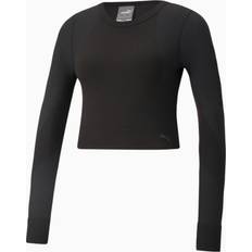 Nylon T-shirts Puma Seamless Long Sleeve T-shirt Women - Black